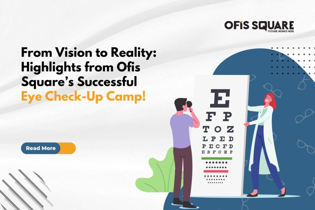 eye check-up camp at coworking space